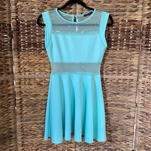 The Vintage Shop Sheer Skater Dress